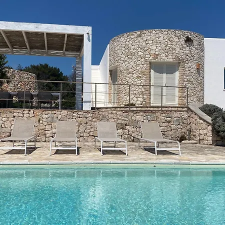 Villa Bianca Con Piscina E Vista Mare Gagliano del Capo